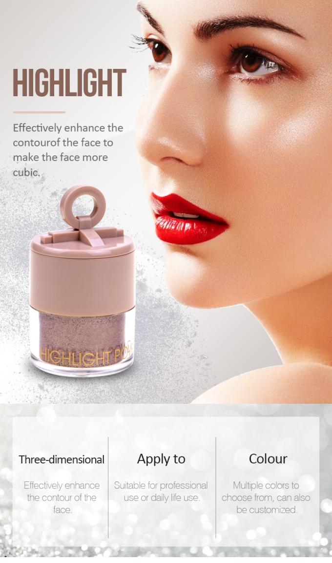 Heißes verkaufendes pigmentiertes Diamond Shimmer Glitter Makeup Loose-Leuchtmarkermake-upsuperpulver